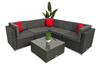Zestaw Lounge Terrace 5+1 Grafitowy