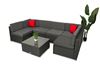 Lounge Terrace 6+1 Grafitowy