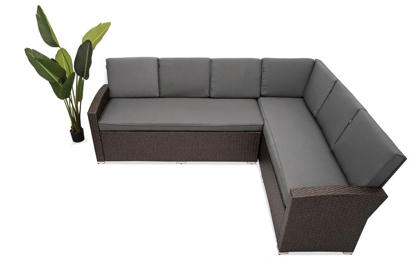 Just Relax Narożnik Milano Ciemny