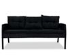 Obrazek Meble ogrodowe rattanowe Just Relax Zestaw Deluxe Lite czarno-grafitowy