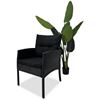 Obrazek Meble ogrodowe rattanowe Just Relax Zestaw Deluxe Lite czarno-grafitowy