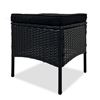 Obrazek Meble ogrodowe rattanowe Just Relax Zestaw Deluxe Lite czarno-grafitowy