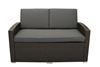 Obrazek Meble ogrodowe rattanowe Just Relax Sofa Deluxe 140cm Ciemny