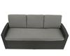 Obrazek Meble ogrodowe rattanowe Just Relax Sofa Deluxe 180cm Grafitowy