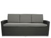 Obrazek Meble ogrodowe rattanowe Just Relax Sofa Deluxe 180cm Grafitowy