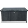 Obrazek Skrzynia ogrodowa balkonowa hydrauliczna STORAGE BOX Czarna