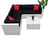 Obrazek Meble ogrodowe rattanowe Just Relax Zestaw narożnik Lounge Terrace 6 Biały