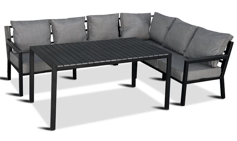 Meble ogrodowe metalowe Just Relax Zestaw Narożnik PRAWY