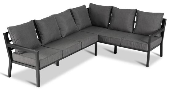 Meble ogrodowe metalowe Just Relax Zestaw Narożnik PRAWY