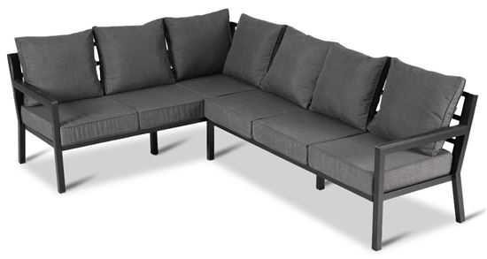 Meble ogrodowe metalowe Just Relax Zestaw Narożnik Lewy