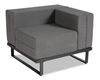 Meble ogrodowe metalowe Just Relax Zestaw Lounge ze stolikiem