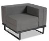 Meble ogrodowe metalowe Loft Line – Loungę sofa boczna 