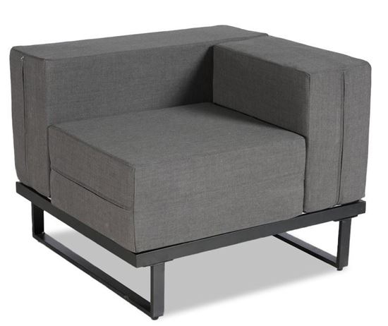 Meble ogrodowe metalowe Loft Line – Loungę sofa boczna 