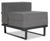 Meble ogrodowe metalowe Loft Line – Loungę sofa środkowa