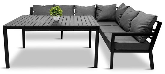 Meble ogrodowe metalowe Just Relax Zestaw Narożnik PRAWY