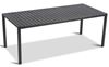 Zestaw  meble ogrodowych metalowych Loft Line Big Family 6 Luxe – stół L z fotelami