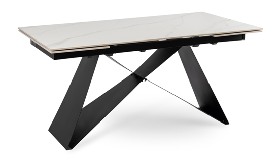 Stół duży ceramiczny rozkładany jadalnia kuchnia 240/200/160 salon biały