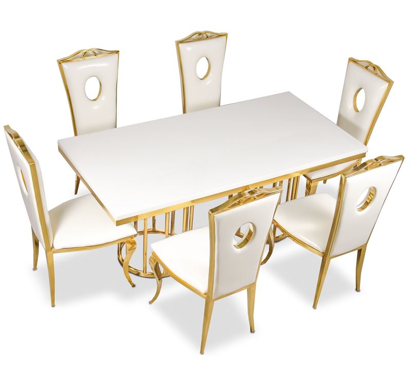 Stół duży ceramiczny sztuczny marmur KAMIENNY jadalnia kuchnia salon 220 cm