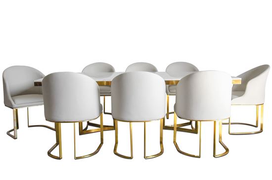 Stół duży ceramiczny sztuczny marmur KAMIENNY jadalnia kuchnia salon 240 cm