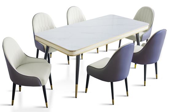 Stół duży ceramiczny sztuczny marmur KAMIENNY jadalnia kuchnia salon 180x90