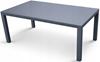 Obrazek Meble ogrodowe aluminiowe zestaw Miami: sofa + stół + 2 fotele, nowoczesny grafit