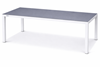 Obrazek Meble ogrodowe aluminiowe zestaw Miami: sofa + stół + 2 fotele, Biały