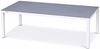 Obrazek Zestaw Meble Ogrodowe Aluminiowe Obiadowe Stół 180 cm + 8 krzeseł Biały
