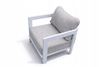 Obrazek Zestaw meble ogrodowe aluminiowe MALIBU narożnik + fotel + stolik