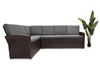 Obrazek Meble ogrodowe rattanowe Just Relax Narożnik Milano Lewy Ciemny