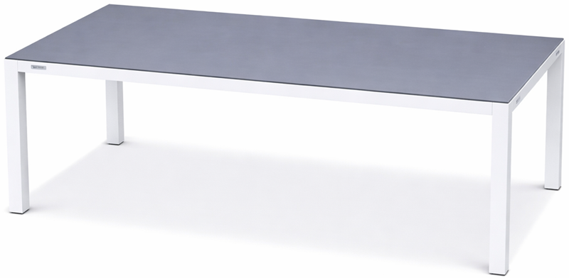 Zestaw meble ogrodowe aluminiowe Stół Santa Monica 180 cm Biały