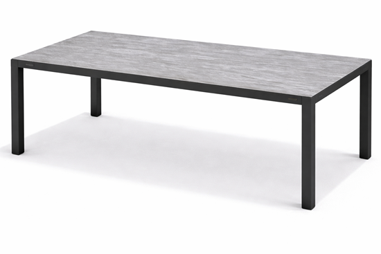 Zestaw meble ogrodowe aluminiowe Stół Santa Monica 180 cm Grafitowy