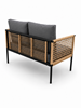 Obrazek Yellow Rope Loft ZESTAW MEBLI OGRODOWYCH Sofa + Stół + 2 Fotele