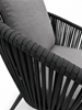 Obrazek Black Rope Loft - Zestaw mebli metalowych: Sofa + Stół + 2 Fotele