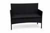 Obrazek Sofa Ogrodowa 2-osobowa SFS Czarno-Grafitowa