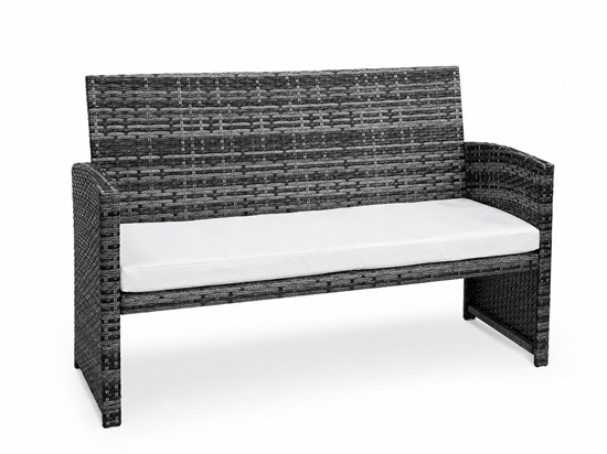 Obrazek Sofa Ogrodowa 2-osobowa Comfort Lite Szara