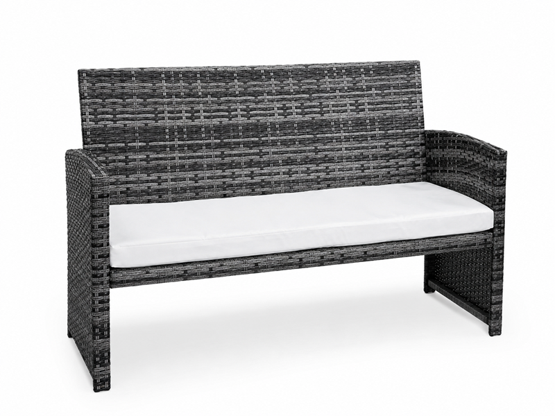 Obrazek Sofa Ogrodowa 2-osobowa Comfort Lite Szara