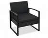 Obrazek Fotel Ogrodowy Loft Style czarno-grafitowy