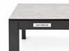 Obrazek Zestaw Meble Ogrodowe Aluminiowe Obiadowe Stół 180 cm + 8 krzeseł Grafitowy